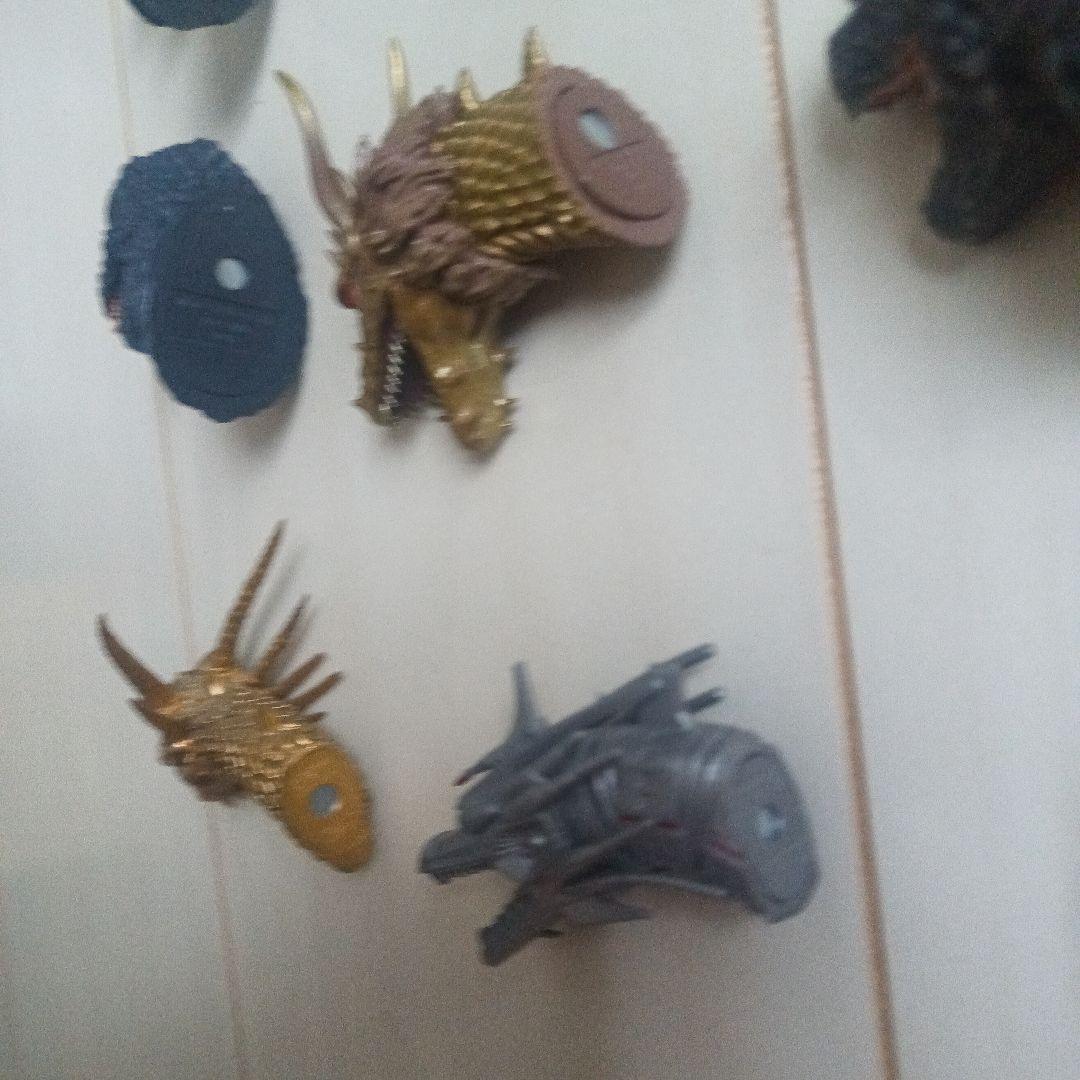 ゴジラ　モンスターヘッドマグネット　11体セット