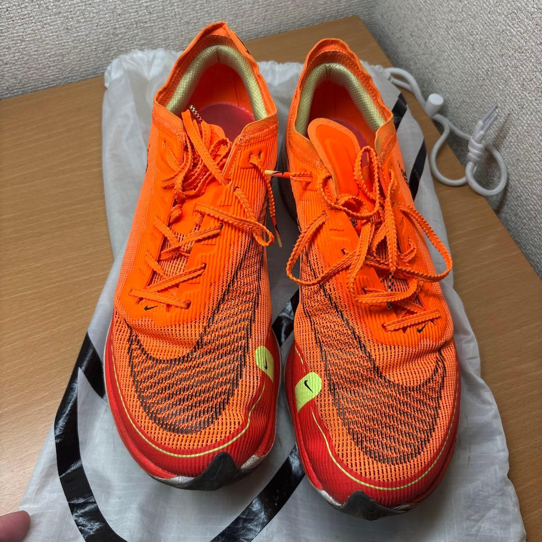 ナイキ ZoomXヴェイパーフライ2オレンジ