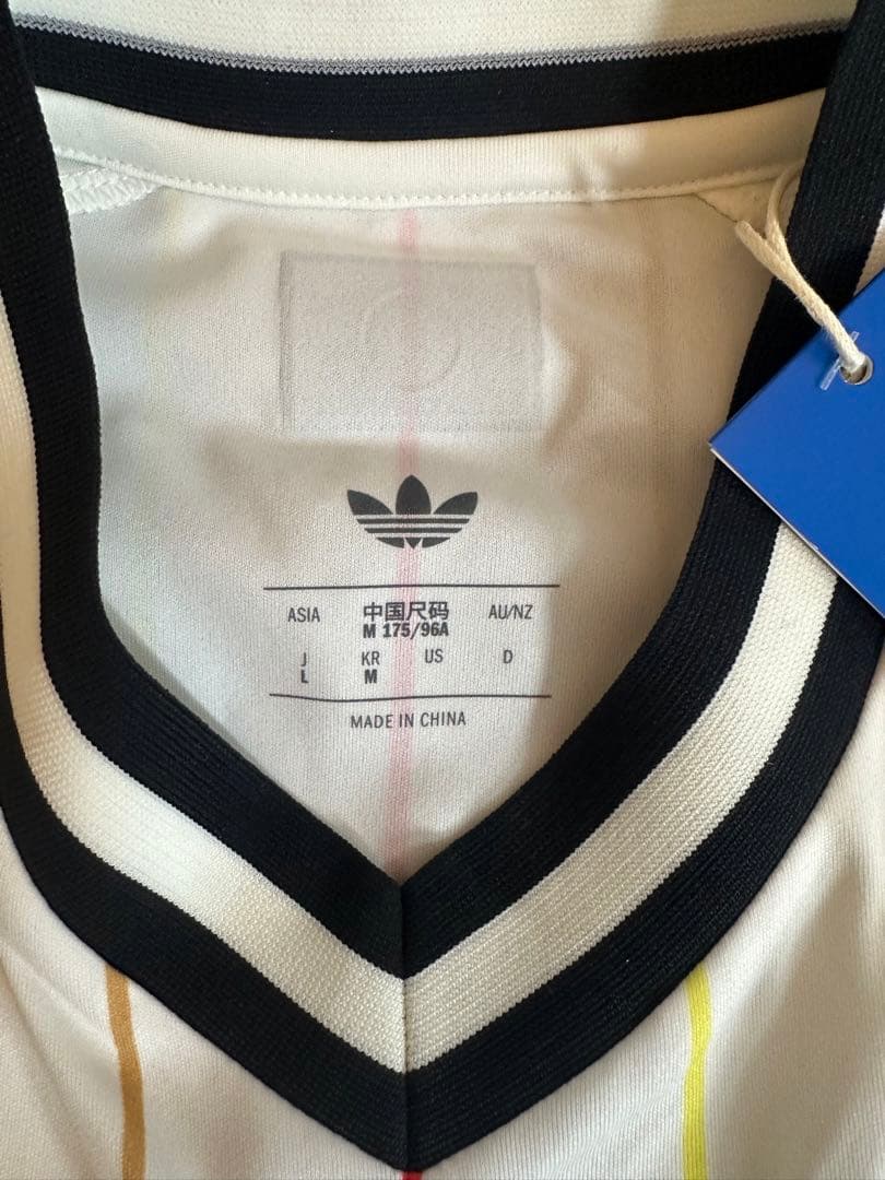 adidas 日本代表 シャツ ホワイト ストライプ