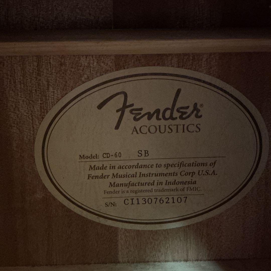 フェンダー　Fender アコースティックギター