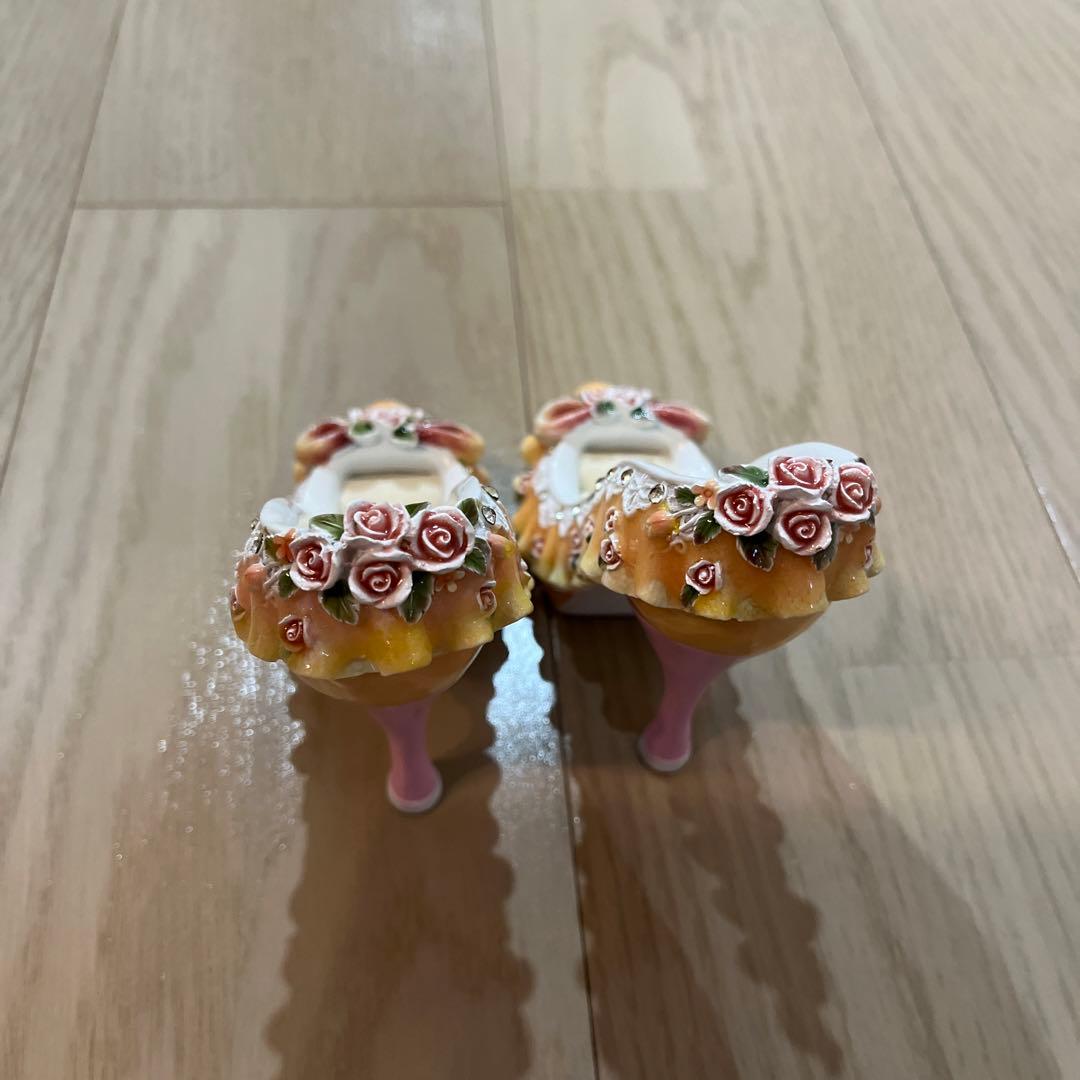 ハイヒール アンティーク調 ジュエリーケース