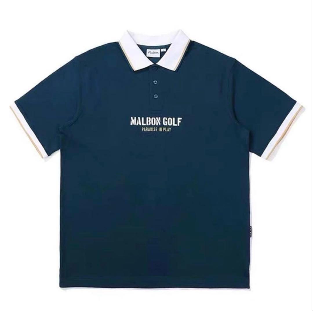 M マルボンゴルフ MALBON GOLF シャツ　ポロシャツ　即日発送