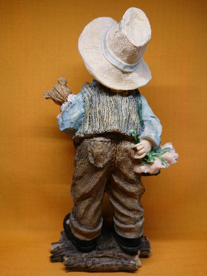 【美品】人形　彫像　イタリア　置物　インテリア　工芸品　美術品　A2755