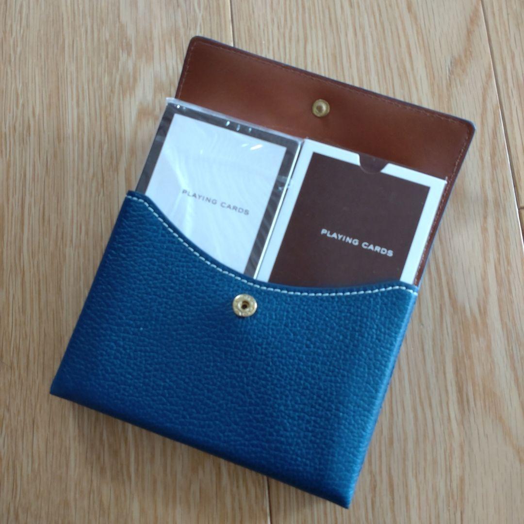 COACH トランプレザーケース　カード2組付