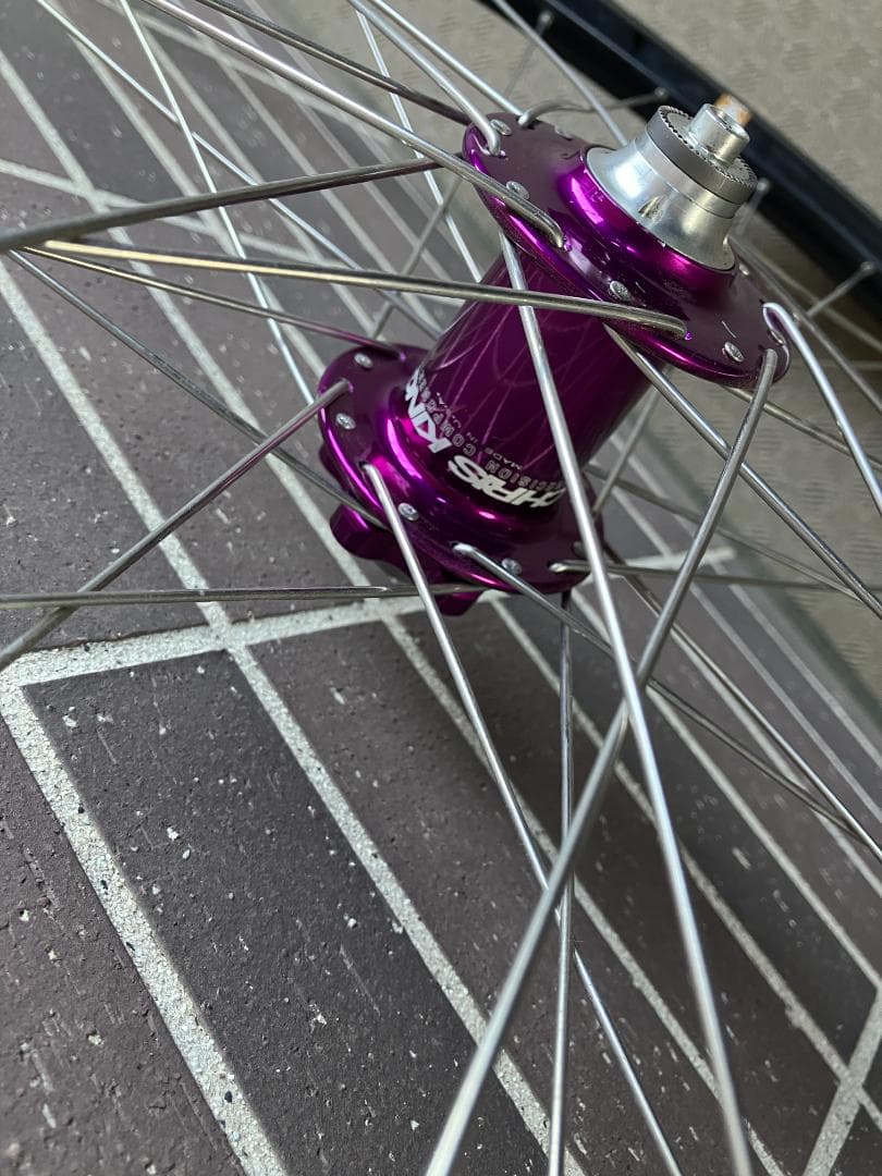 パーツ CHRIS KING ISO HUB PURPLE x WTB KOM 27.5