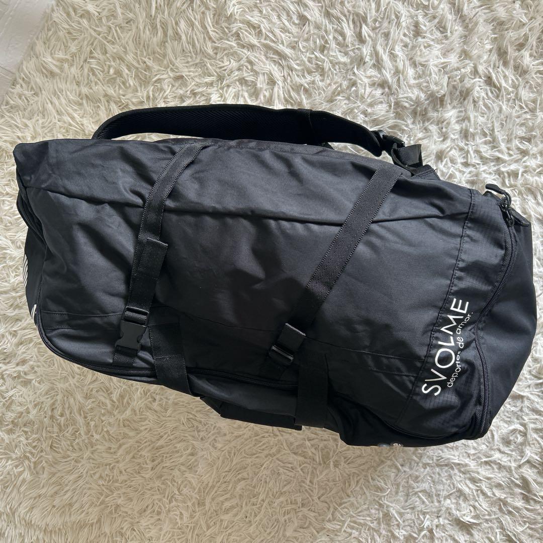 【美品】SVOLME スボルメ　2WAY リュック　ボストンバッグ 70L 黒