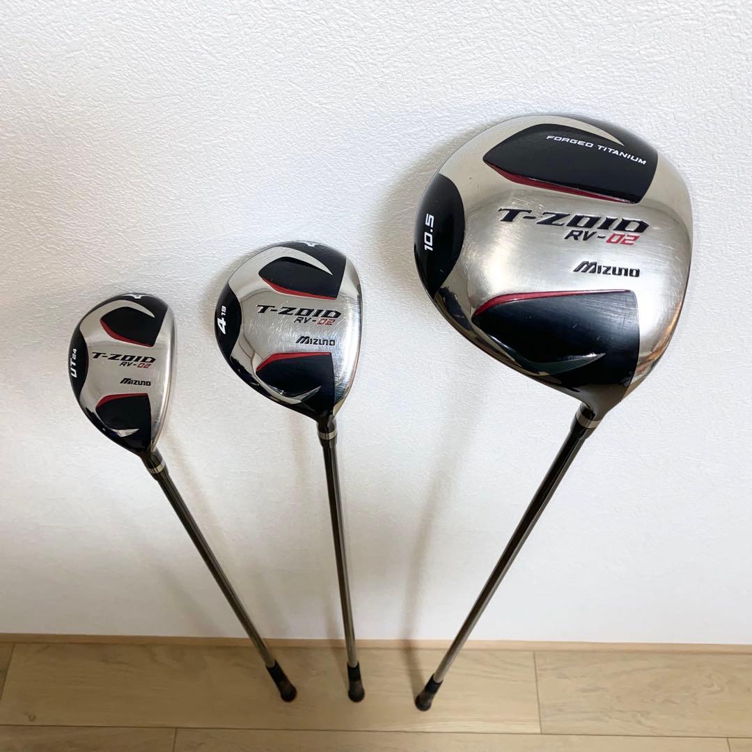 ミズノMizunoゴルフクラブ フルセット☆キャディバッグ付 初心者メンズ 右S