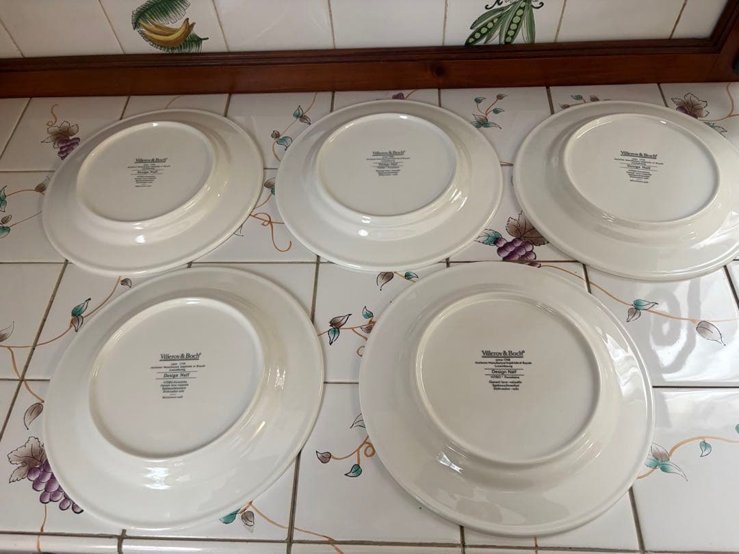 新品同様#５枚セットVilleroy Boch プレート 飾り皿ビレロイ ボッホ