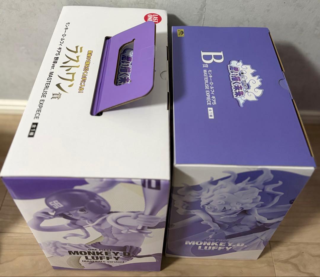 ワンピース　一番くじ　思い描く未来　B賞　ラストワン賞　ルフィ　ニカ　おまけ付