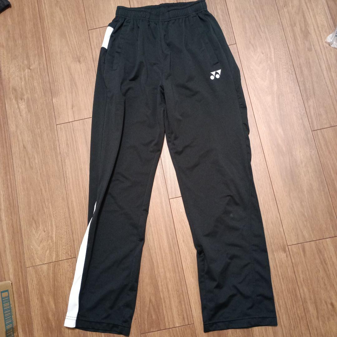 美品YONEX ウォームアップウェア S ピンク/ブラック　上下セット