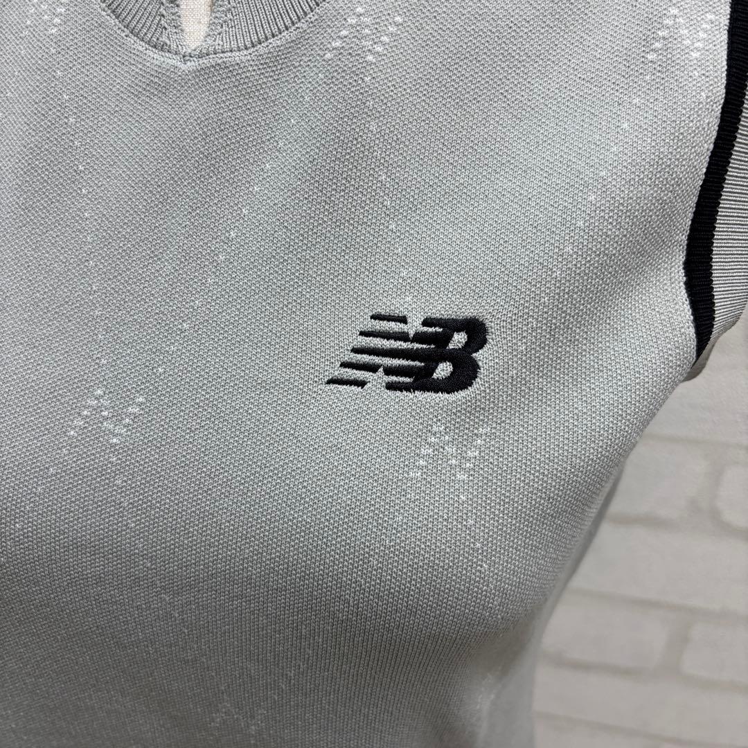 ★美品★ New Balance ゴルフウェア レディース グレー ベスト M