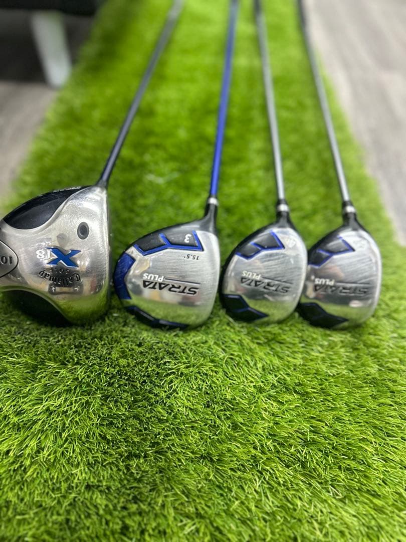 Callaway セット STRATA キャディバッグ レフティ 左 初心者