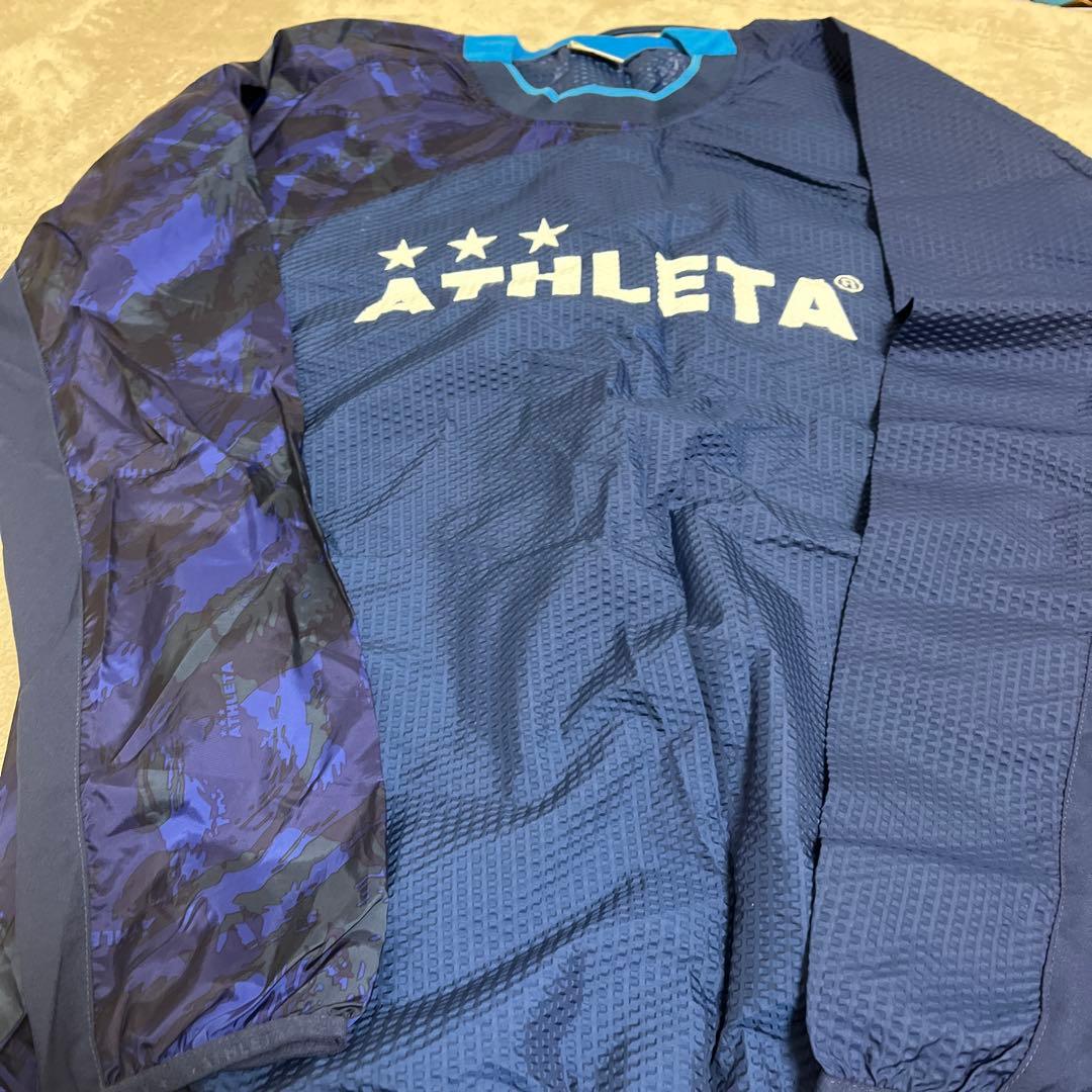 ATHLETA ピステ上下 ネイビー　Lサイズ