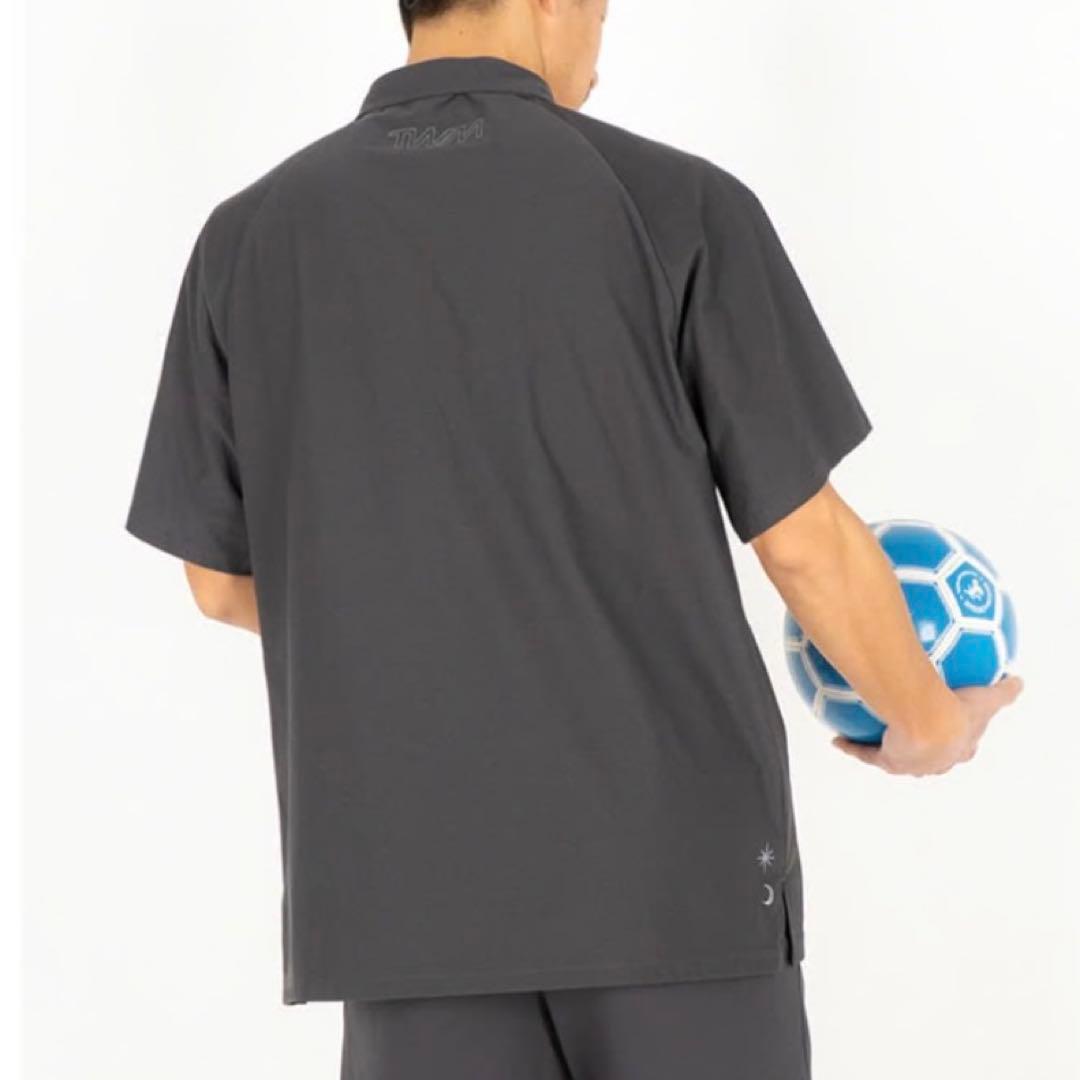 【Mサイズ】TWM DRY POLO SHIRT CHC チャコール 機能性素材