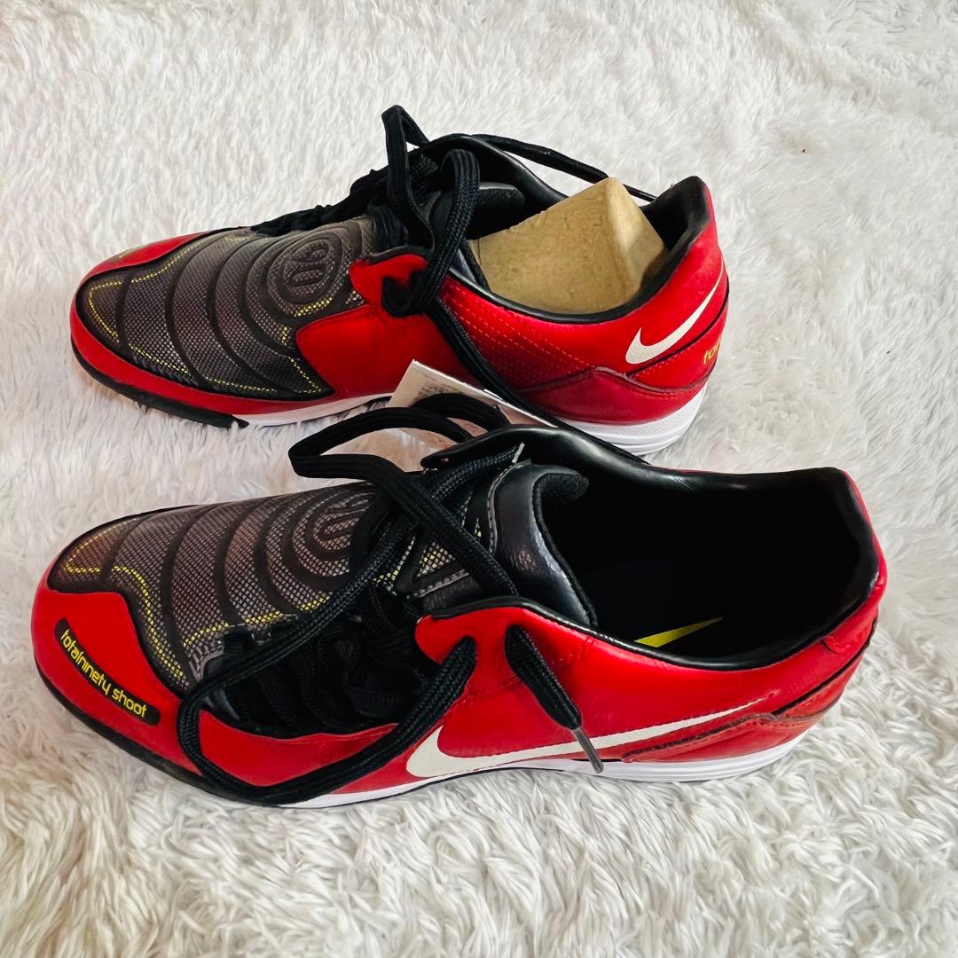 Nike トータル90 シュート 24.5cm レッド/グレー 新品タグ付き