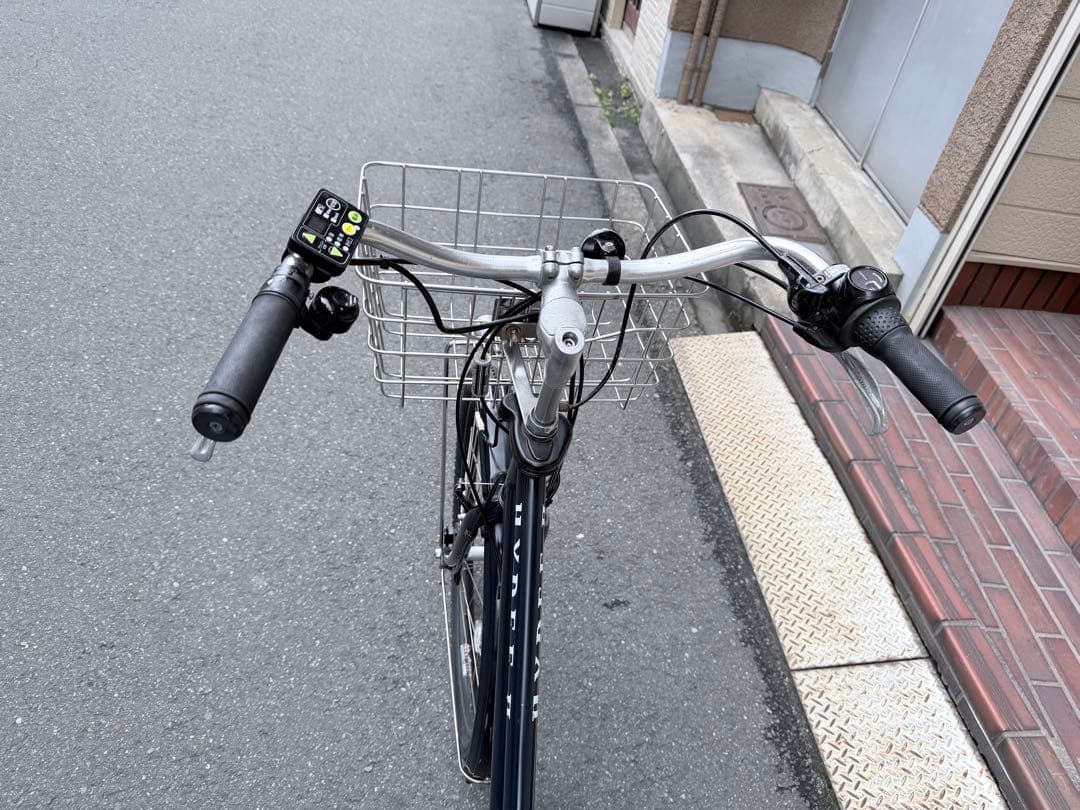 大阪府　ブリヂストン　HYDEE 電動アシスト自転車 ブラック