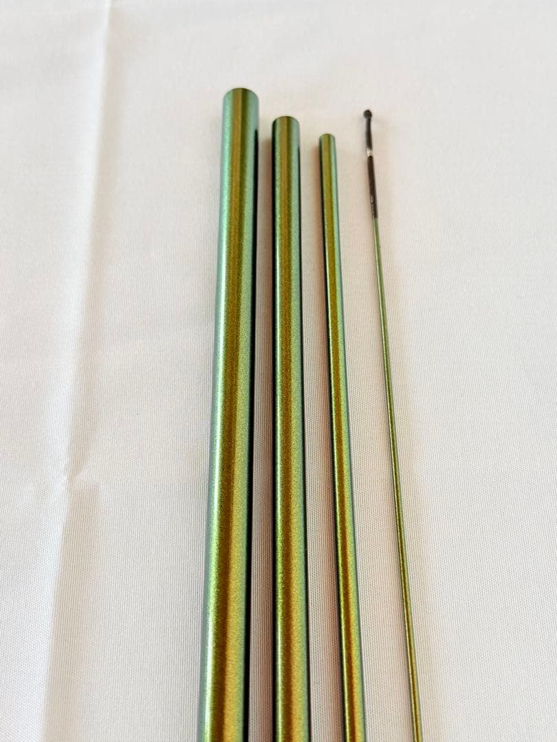 未使用級　がまかつ　がまへら　凛刀　迅　12尺　へら竿