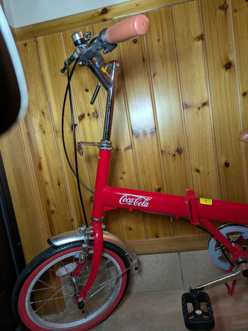 Coca-Cola 折りたたみ自転車 赤