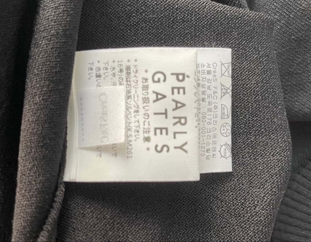 PEARLY GATES ブラック ニットセーター サイズ1 ゴルフ　レディース