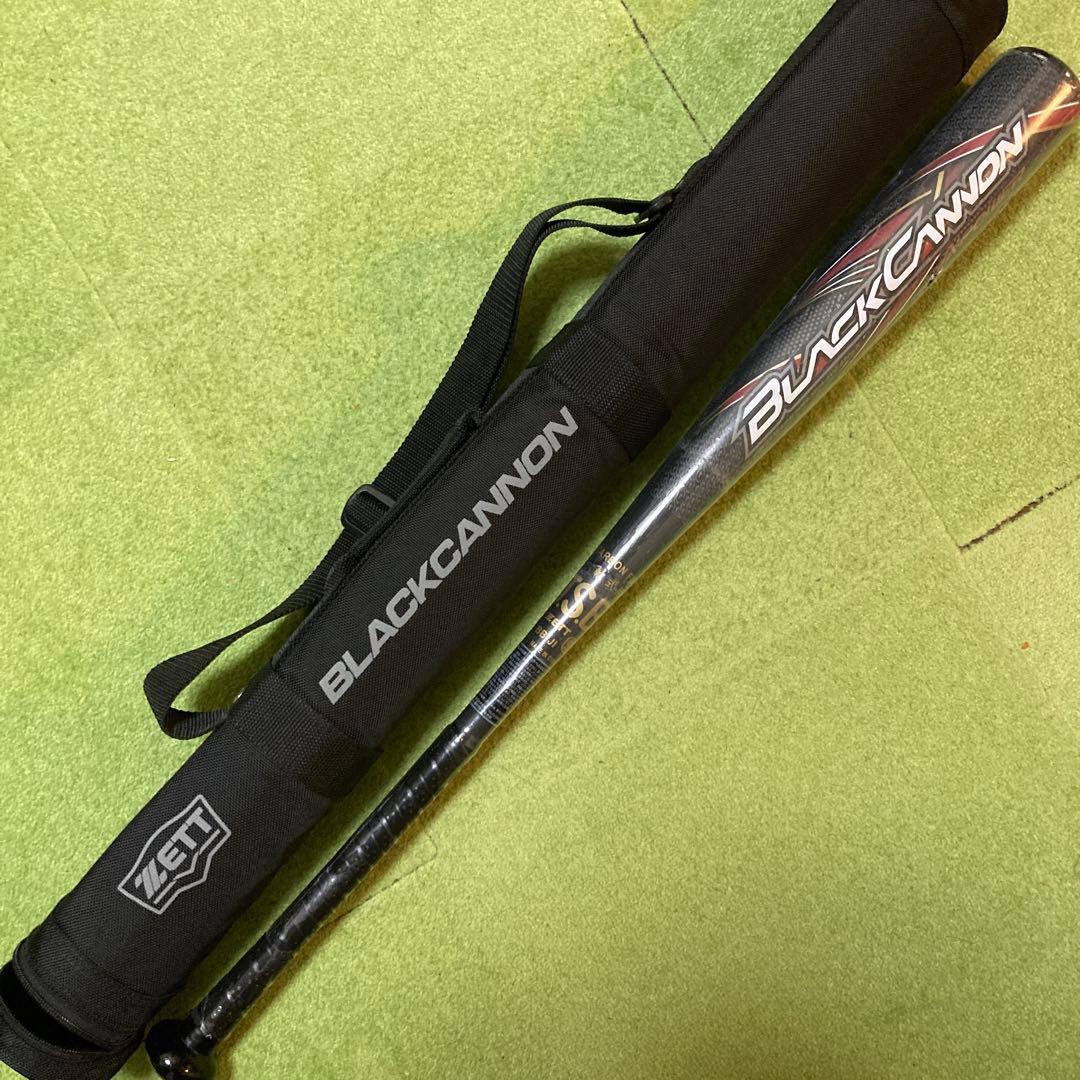 週末特価　ゼット ブラックキャノン Aパワー　野球 一般軟式バット 84cm