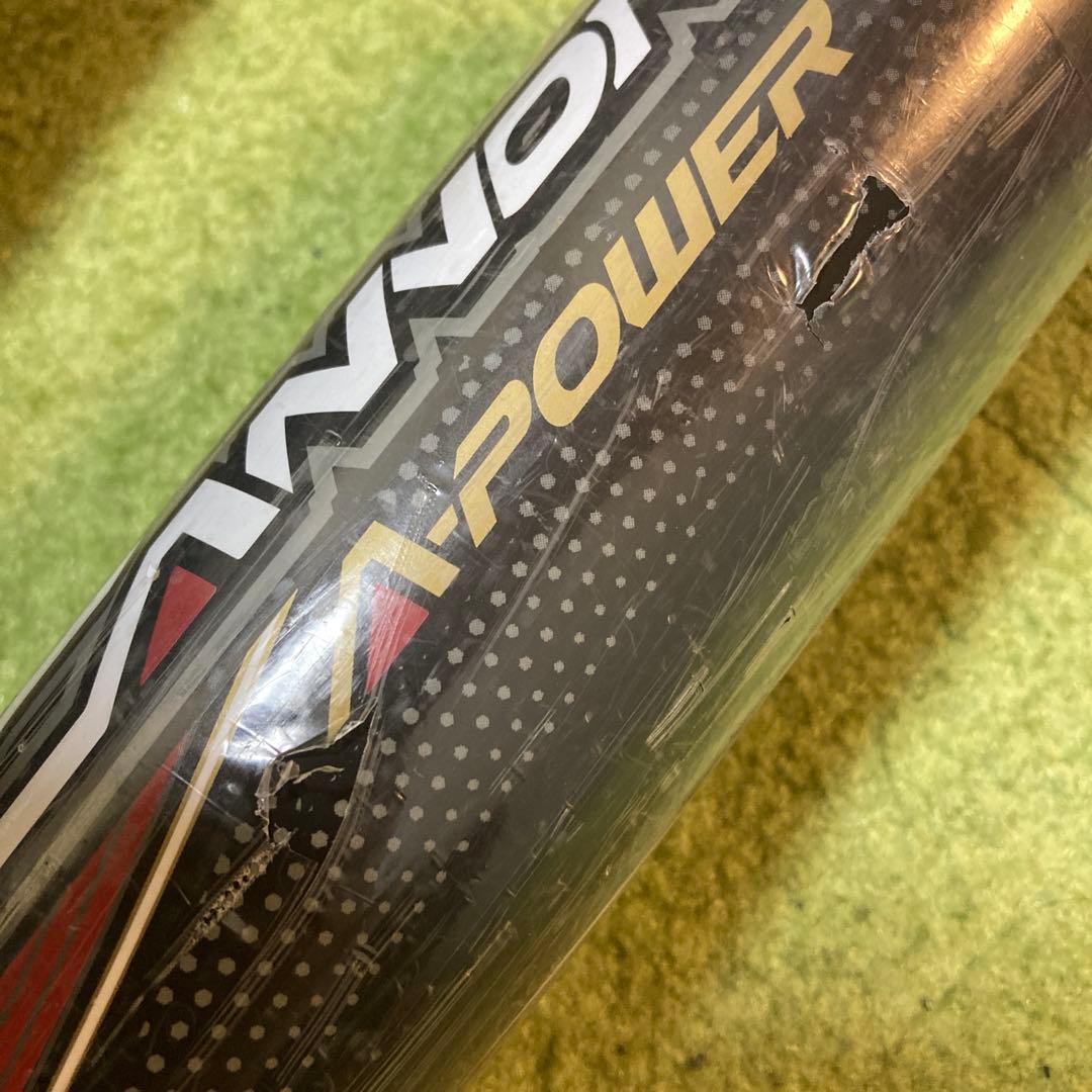 週末特価　ゼット ブラックキャノン Aパワー　野球 一般軟式バット 84cm