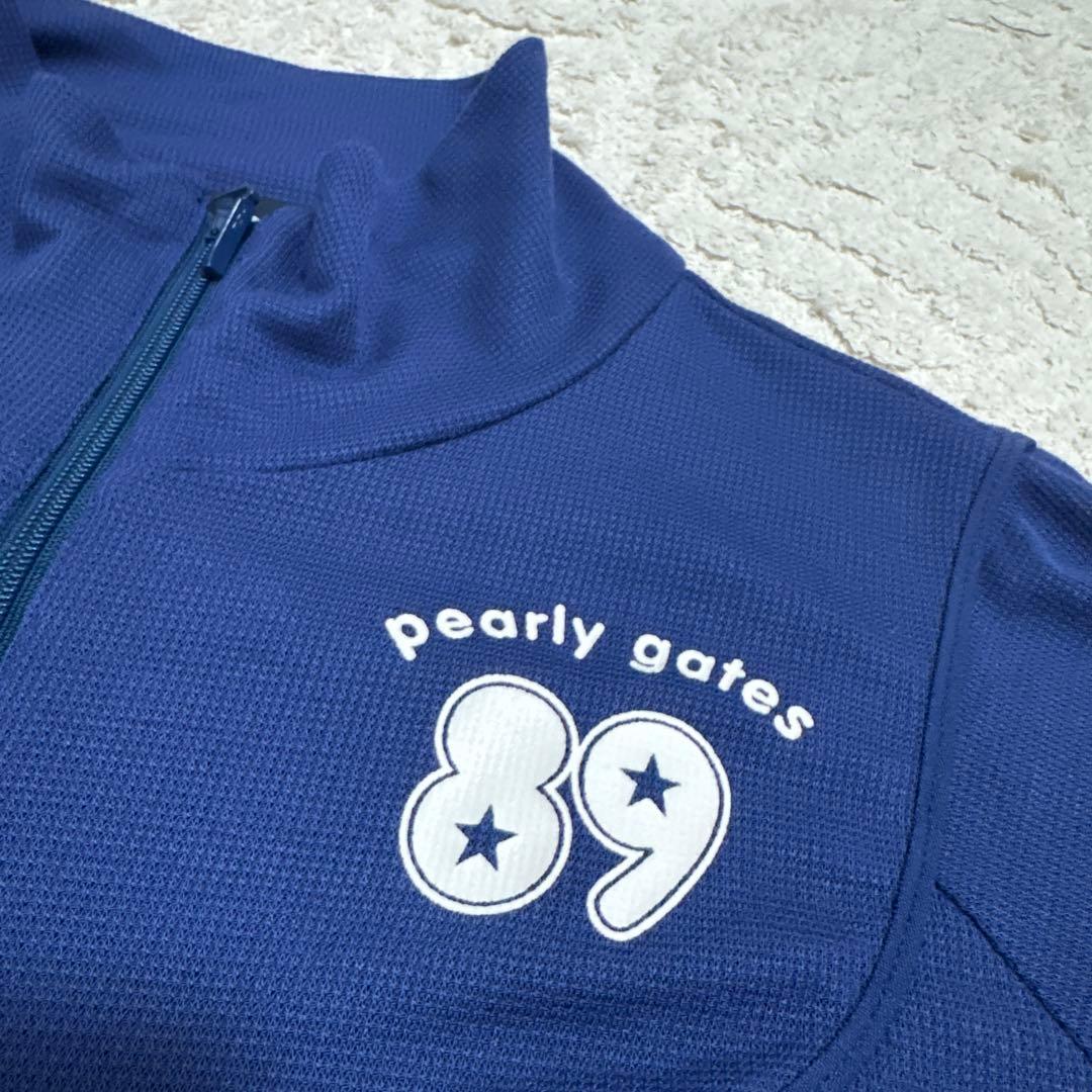 【美品】PEARLY GATES パーリーゲイツ トラックジャケット ネイビー