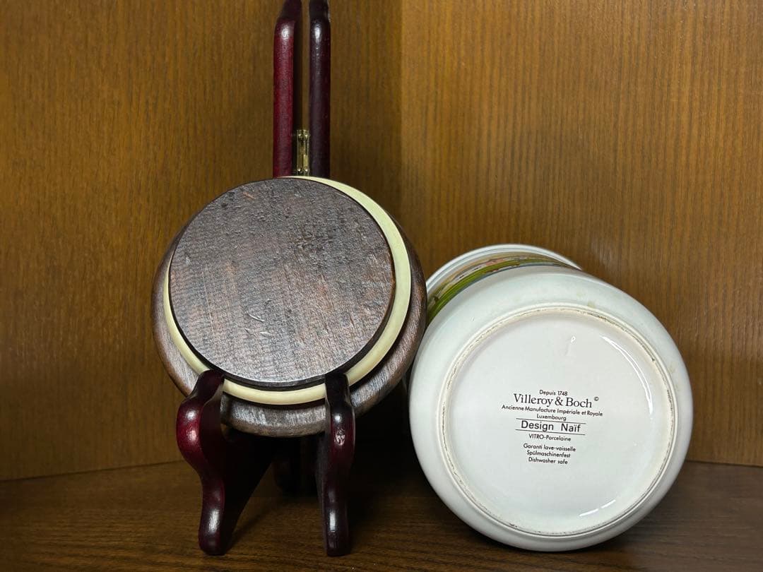 【美品】Villeroy&Boch ビレロイボッホ ナイーフ キャニスター大　②