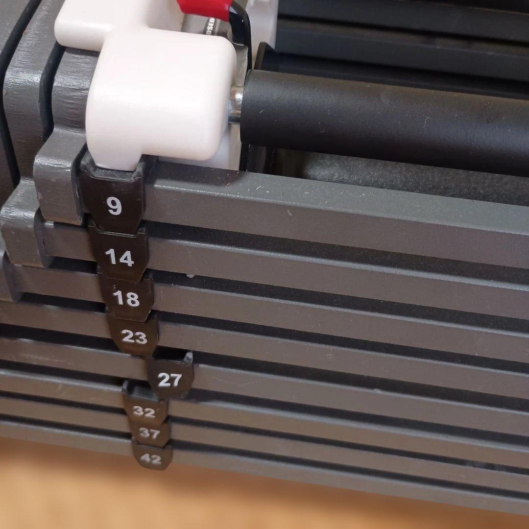 (１個) バーウィング 可変式ダンベル 42kg ①