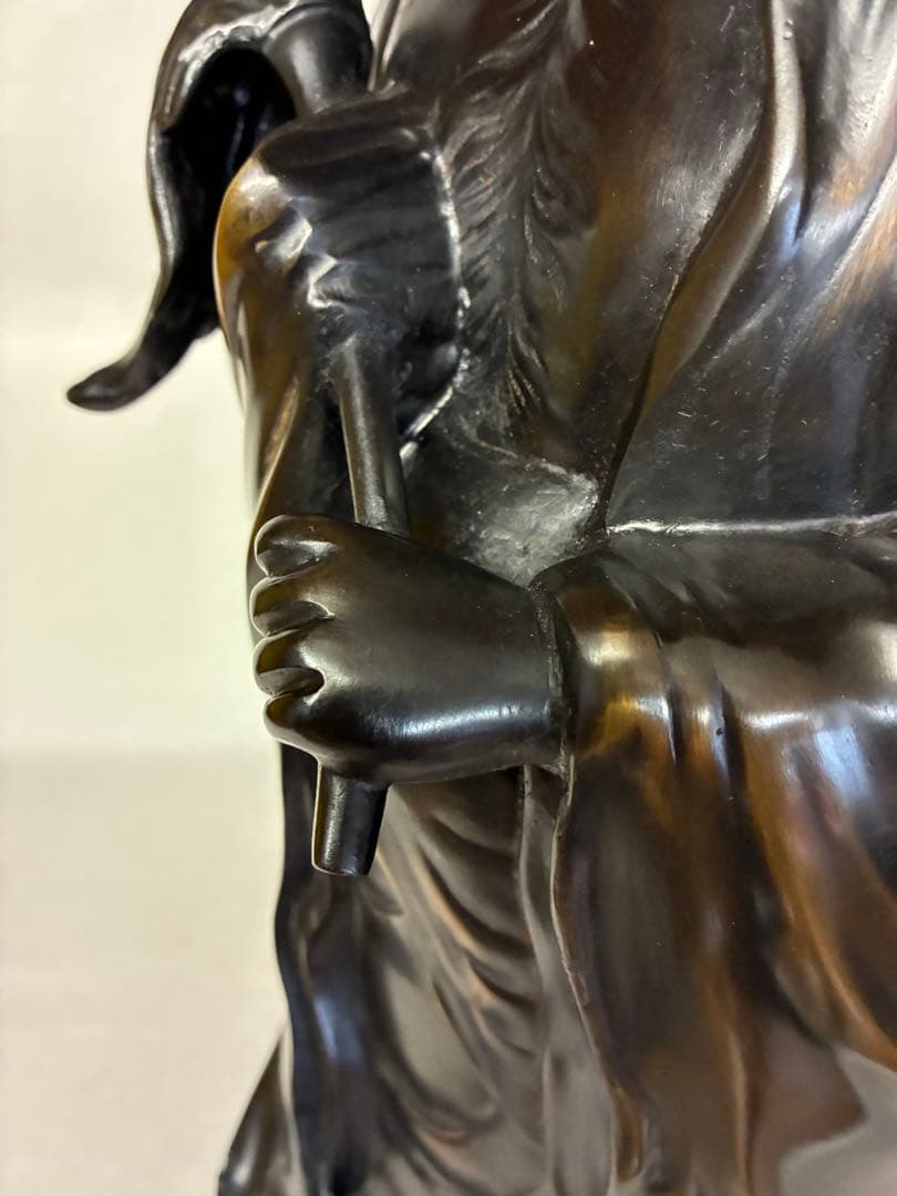 銅製:1尺7寸達磨大師(不良部有り)