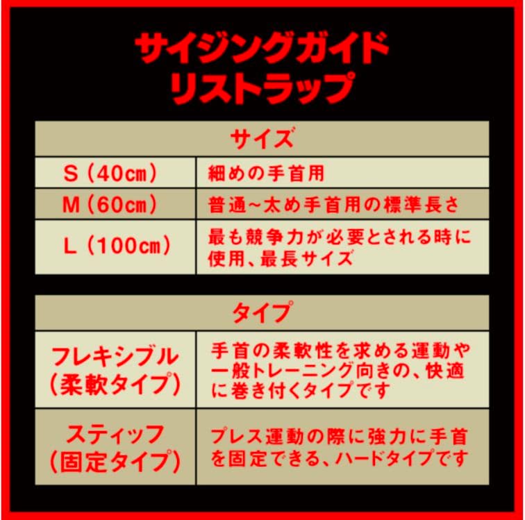 ◇ＳＢＤリストラップ スティッフ　Lサイズ　試着のみ