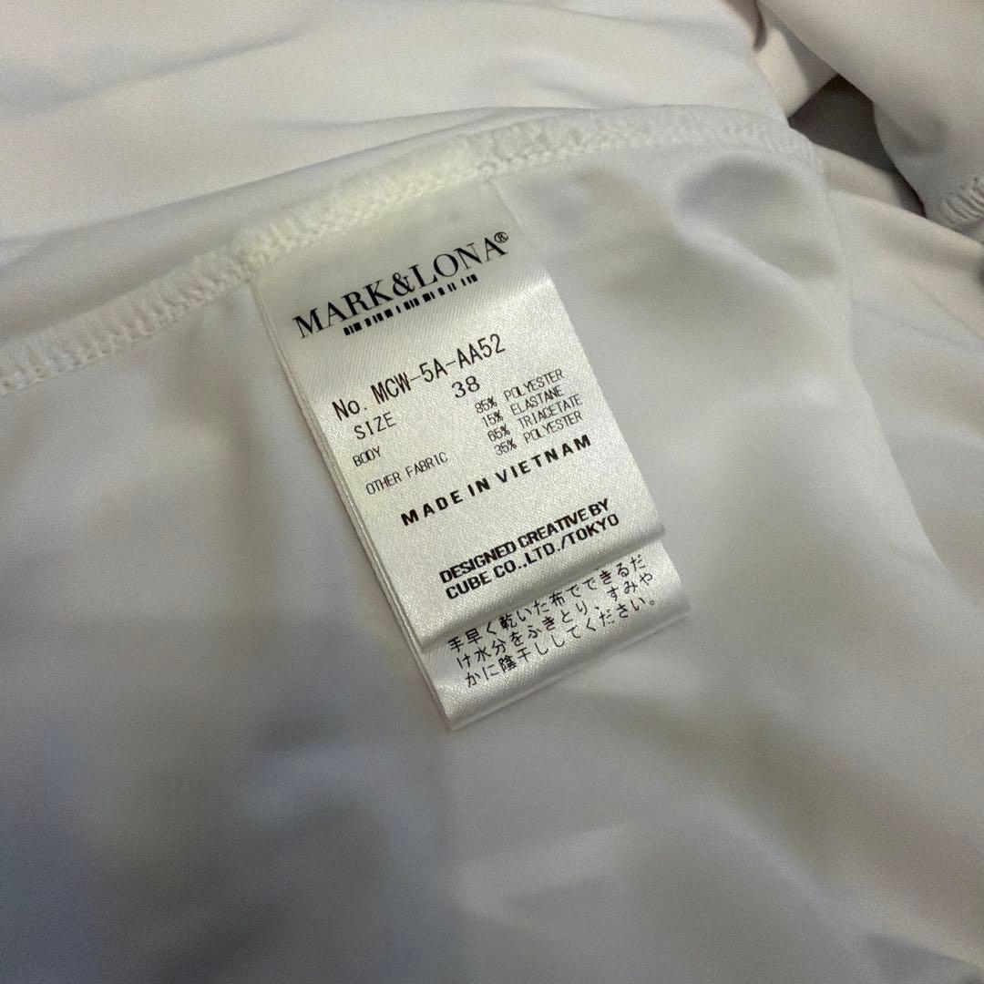 MARK&LONA モックネック M ホワイト