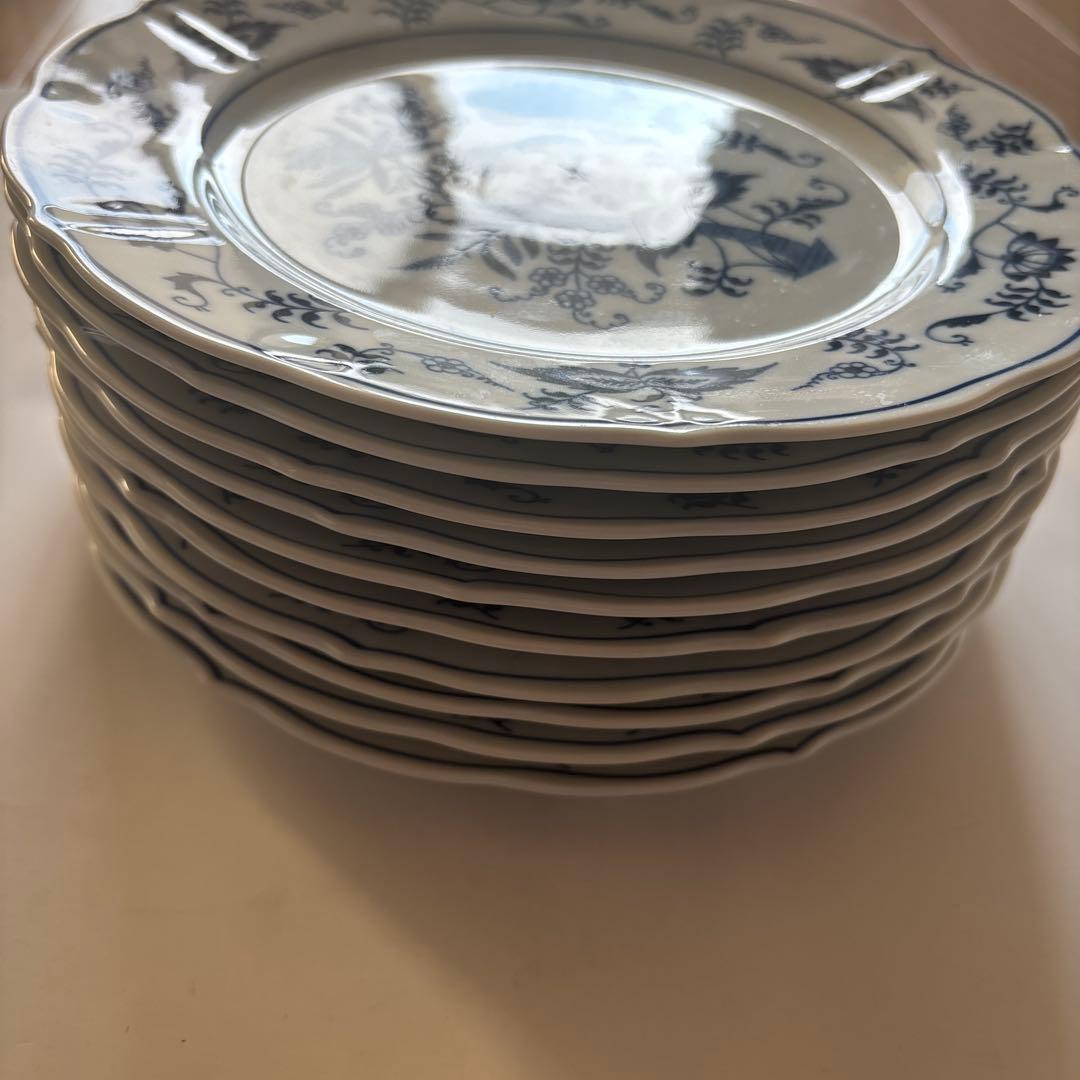 Blue Danube 皿　22センチ×10枚