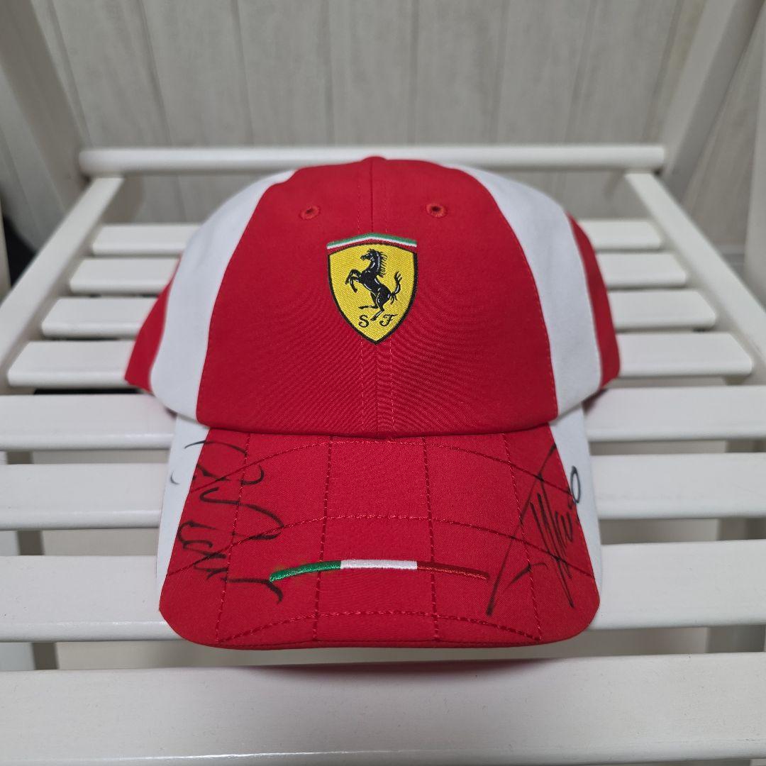 フェラーリ時代 アロンソ＆マッサ サイン入りキャップ（新品・タグ付き）