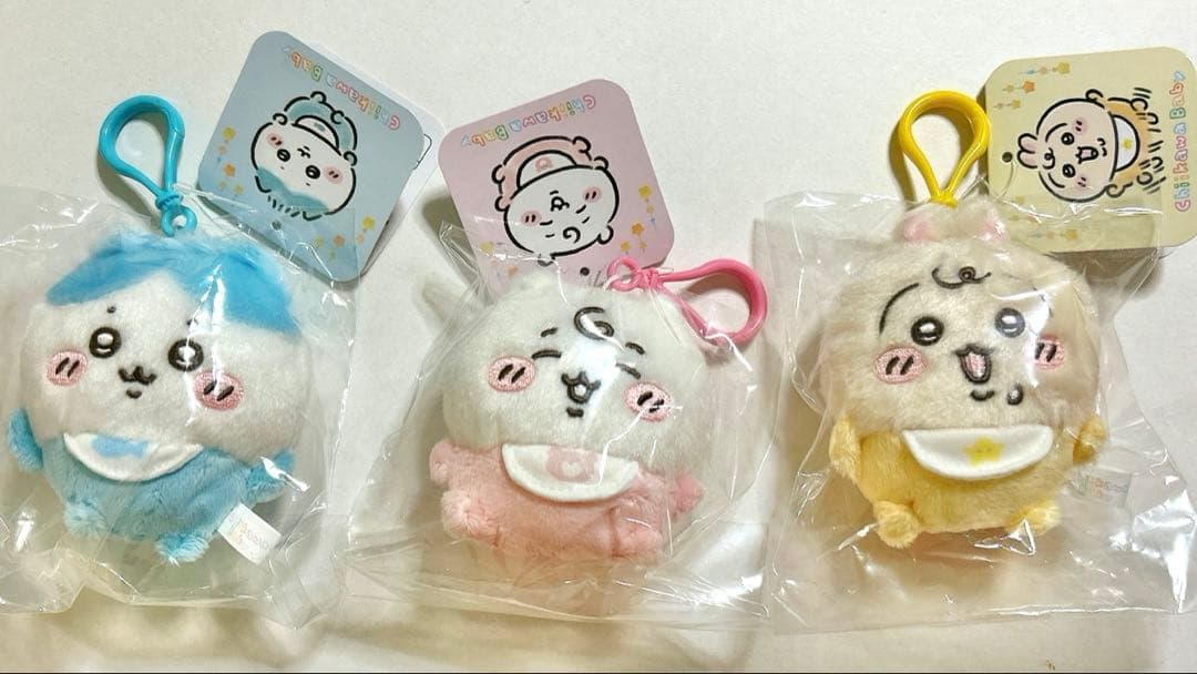 Chiikawa Baby マスコット ちいかわ ハチワレ うさぎ キーホルダー