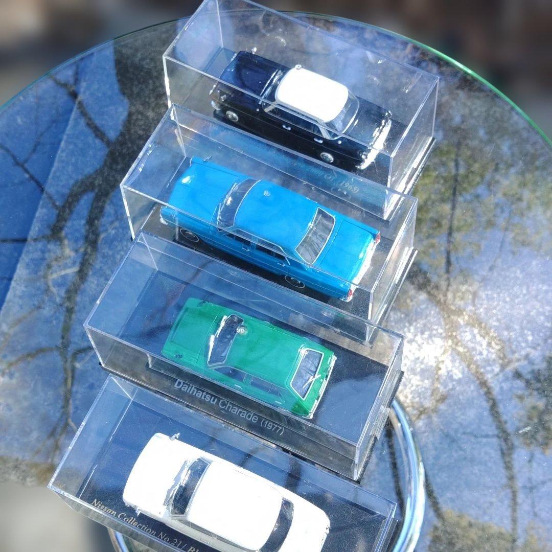 日産コレクション　ダイハツコレクション　レトロミニカー　ケース入り4個まとめて