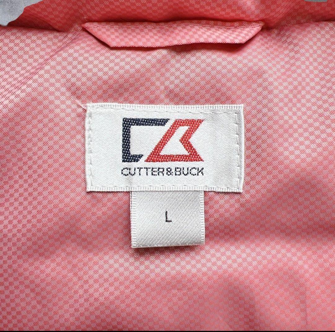 美品 CUTTER&BUCK ダウンジャケット メンズ Lゴルフウェア ネイビー