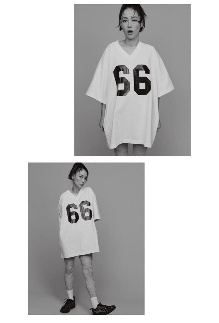 最終値下げMAISON SPECIAL アメリカンフットボールシャツ 66
