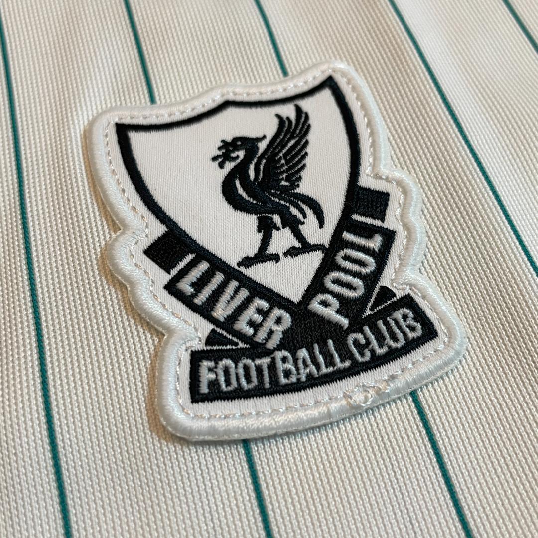新品　4XL　リバプールFC テラスアイコン ジャージ　ホワイト　ストライプ