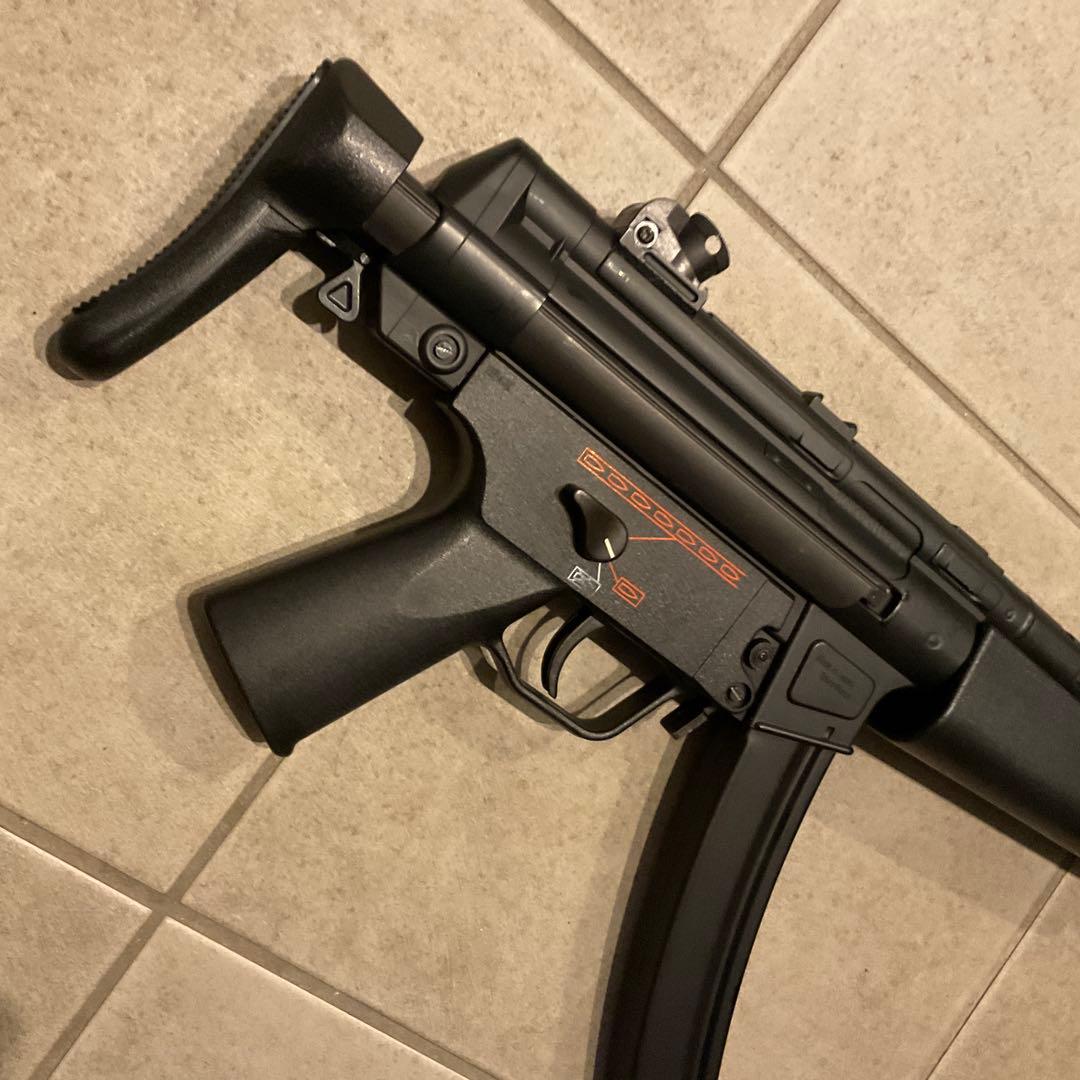 91m/s東京マルイ純正電動ガンMP5A5ハイグレード良品メンテ済み