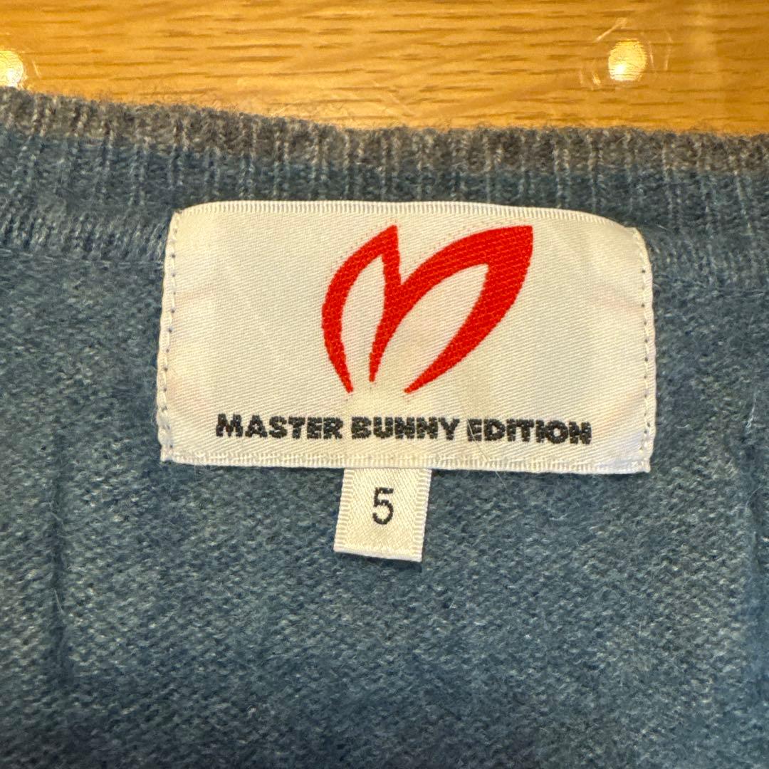 MASTER BUNNY EDITION カシミヤVネックセーター