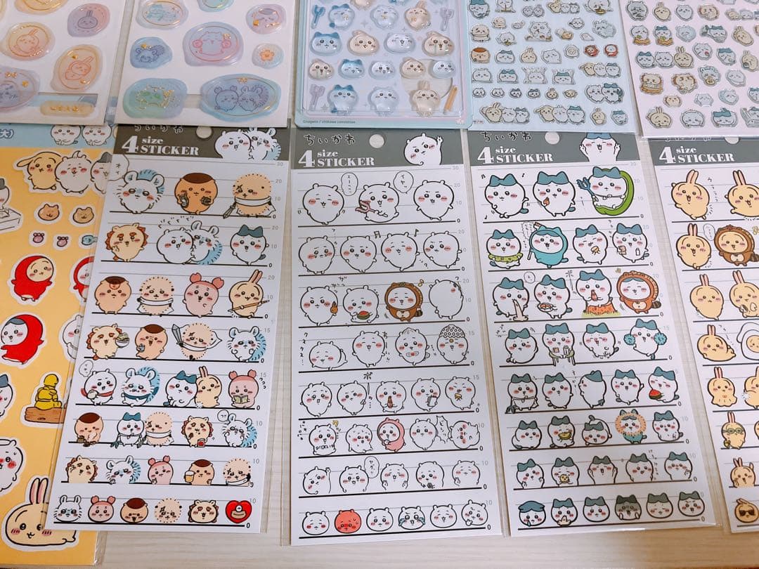 ア*)様 正規品　店舗購入　ちいかわ　シール　13点セット　ボンドロ　ぼっちゃり