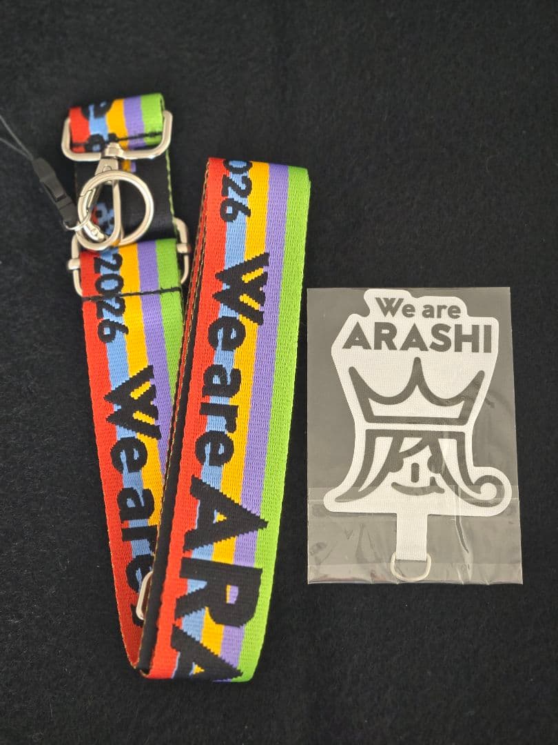 嵐LIVETOUR　2026①ペンライト ②フォンタブストラップ（おまけ付き）