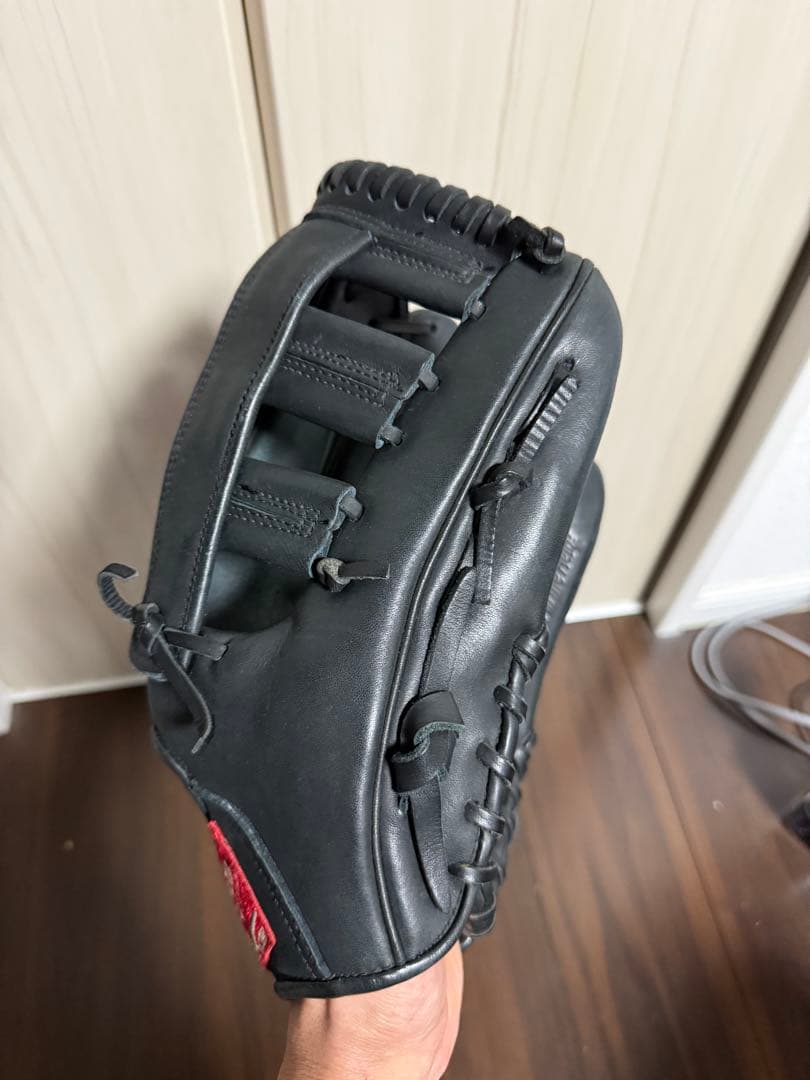 Rawlings ブラック 軟式グローブ新庄モデル 右投げ用