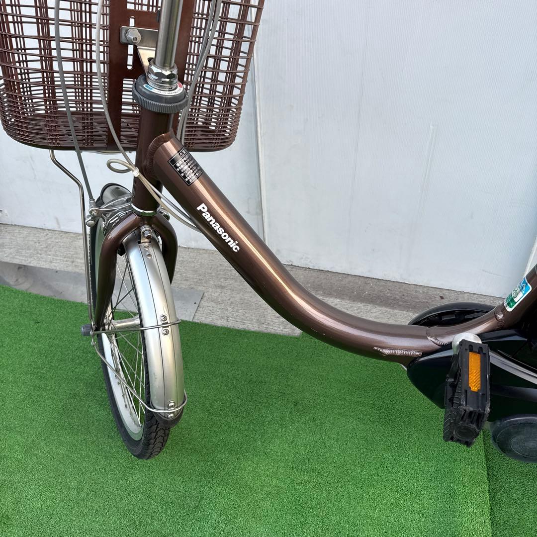 Panasonicパナソニック電動アシスト自転車20インチ ブラウン