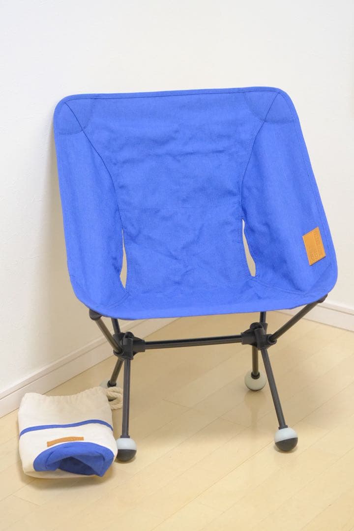ヘリノックス コンフォートチェア　ブルー　純正ボールフィート付き　中古品