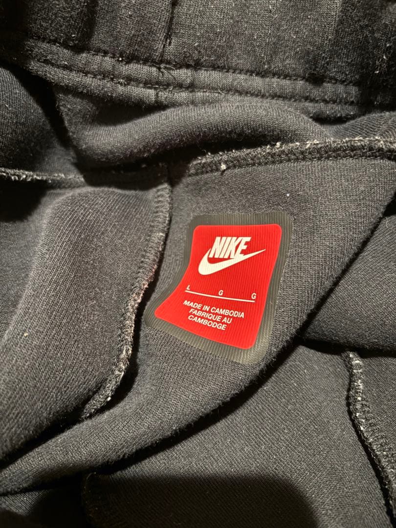 NIKE テックフリース　黒　上下　L