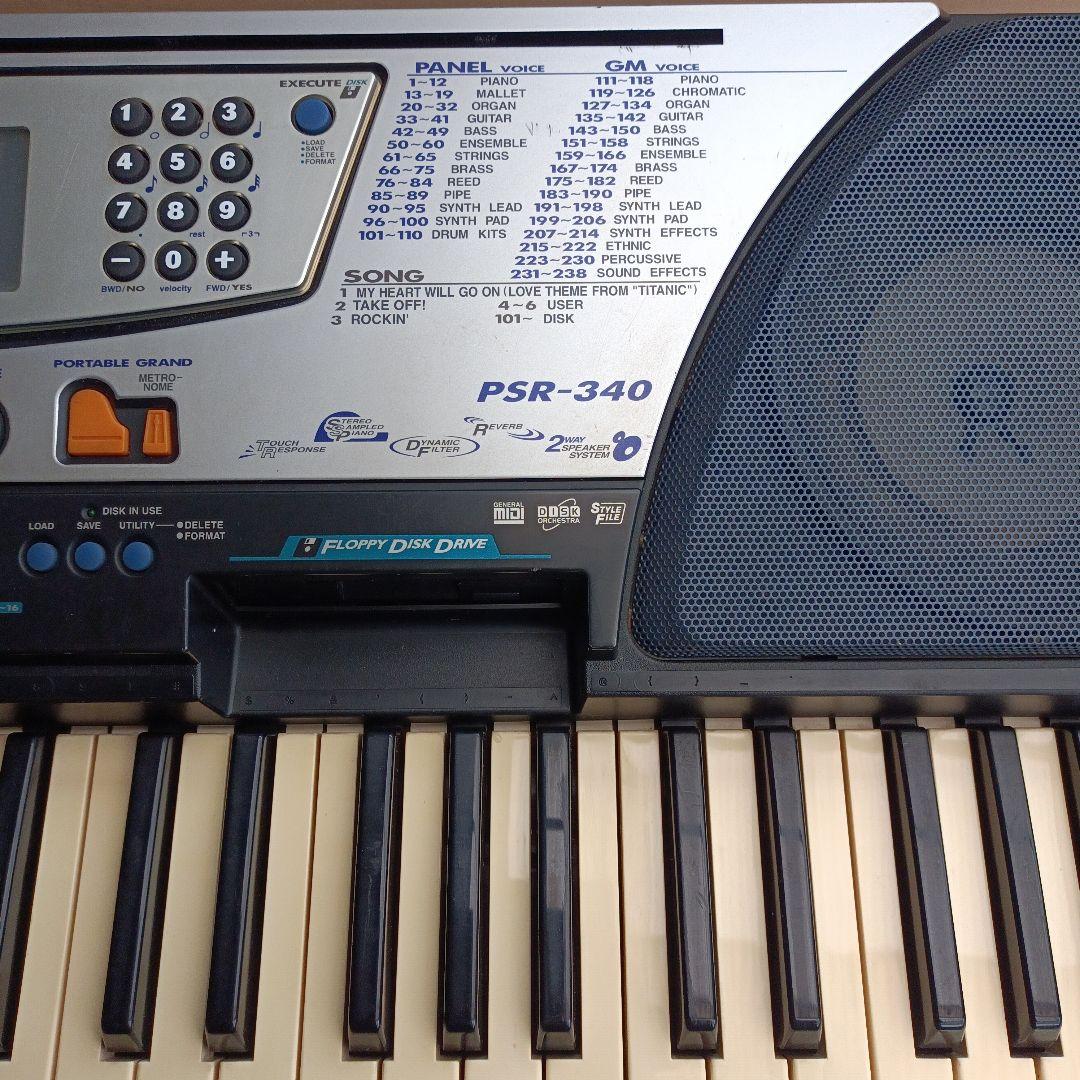 Yamaha PSR-340 電子キーボード 61鍵