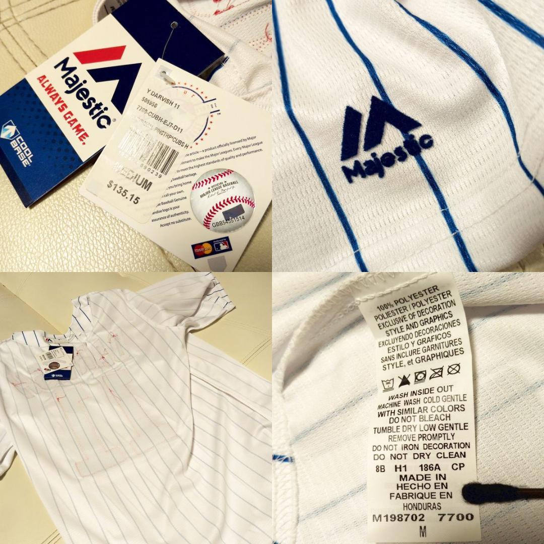 タグ付 カブス マジェスティック レプリカユニフォーム M 11 Darvish
