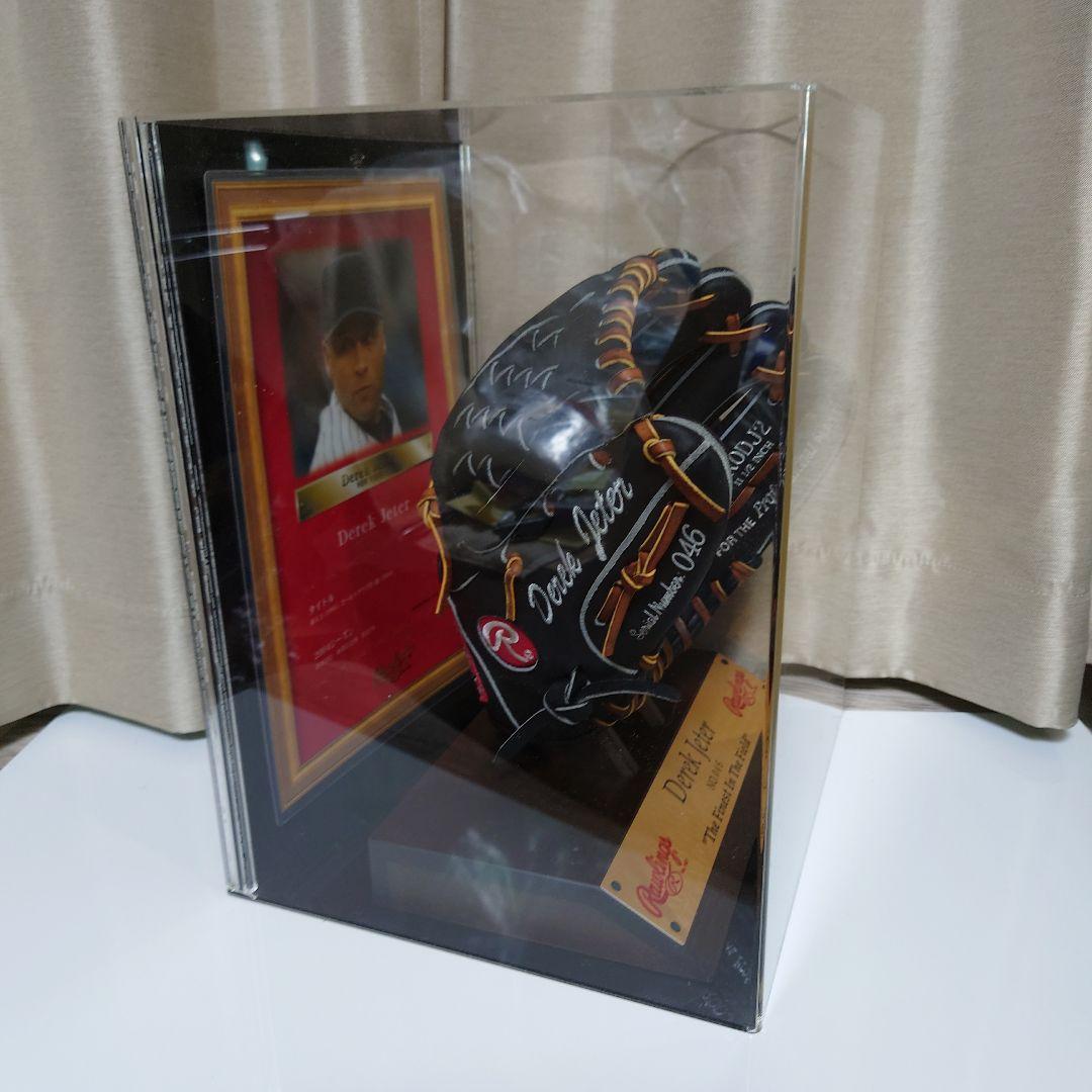 Derek Jeter Rawlings グローブ 展示用ケース付きRーMLB