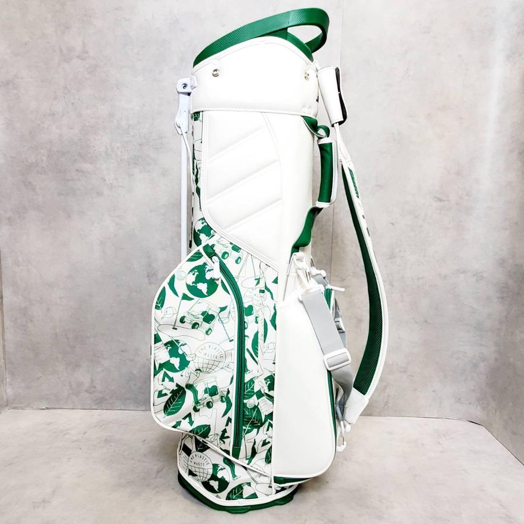アディダス PLAY GREEN グラフィック スタンド式 キャディバッグ